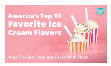 america's top 10 ice cream flavors