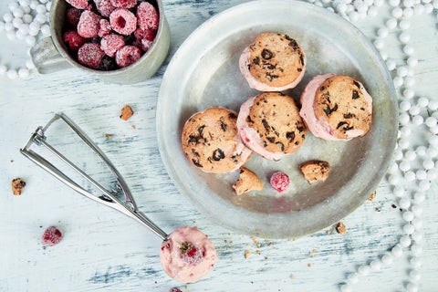 Raspberry Cookies, How to Make Cookie Ice Cream Sandwiches for Your Ice Cream Shop