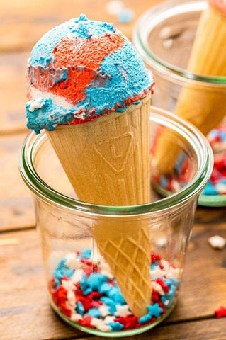 Red, White, and Blue Ice Cream, 4 Treats to Celebrate the Fourth of July in Your Ice Cream Shop