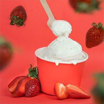 FDA ISO Triangle Plastic Yogurt Cups 6Oz Ice Cream Cups With Lids