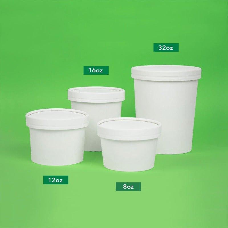 New Ice Cream Pint Containers 16 Ounce Cups Creamy Ice Cream Maker