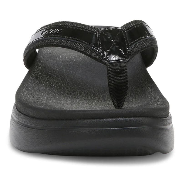 Vionic High Tide II Platform Sandal in Black | Coconut Creek Gift Shop