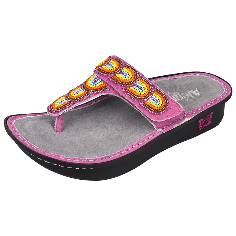 Alegria Carina Bead-azzled Thong Sandal | Coconut Creek Gift Shop