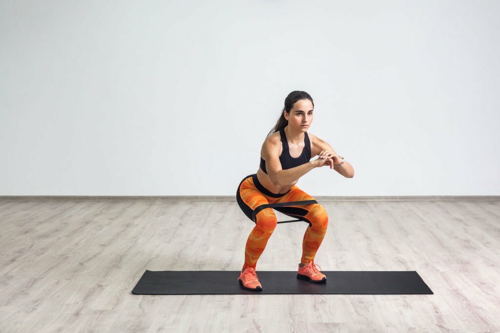 resistance bands for squatting