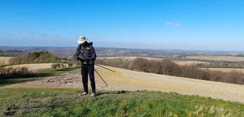 Nigel Olden trains for the Hexatrek in a Woolf PureFleece® merino mid layer top