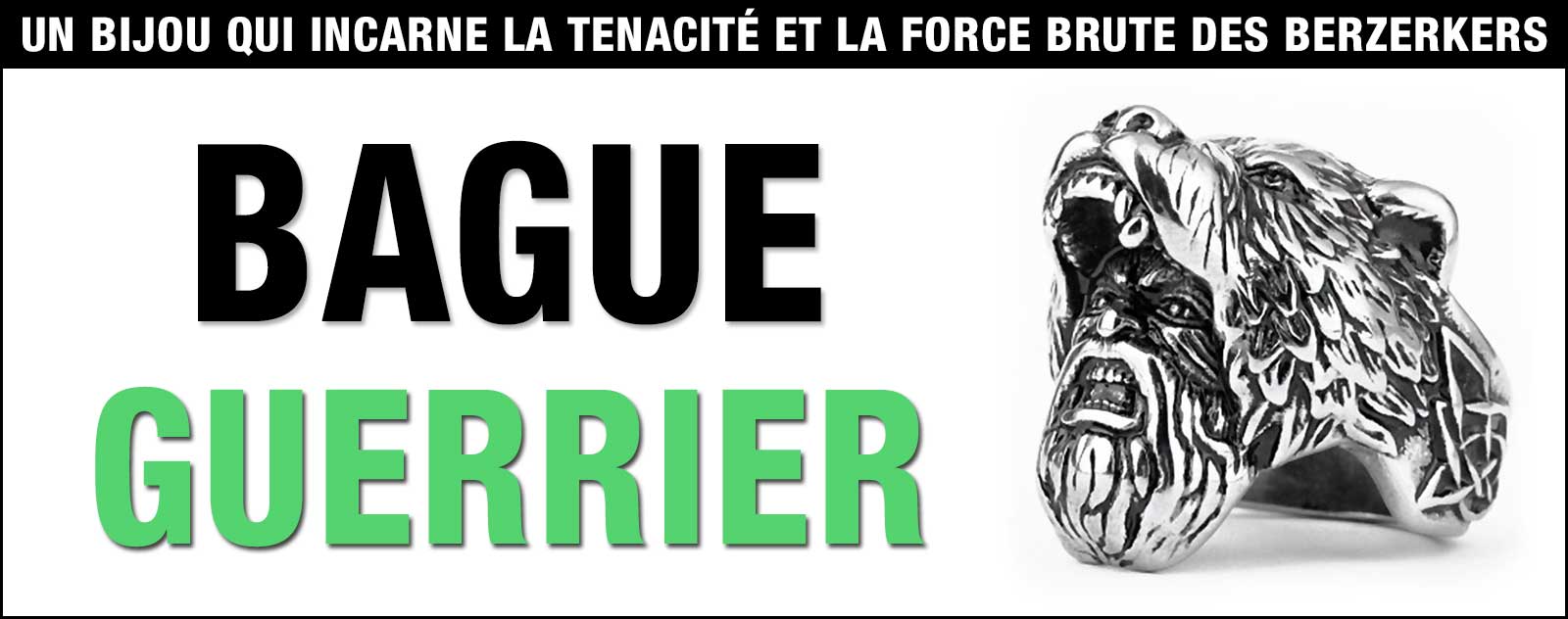 Bague guerrier