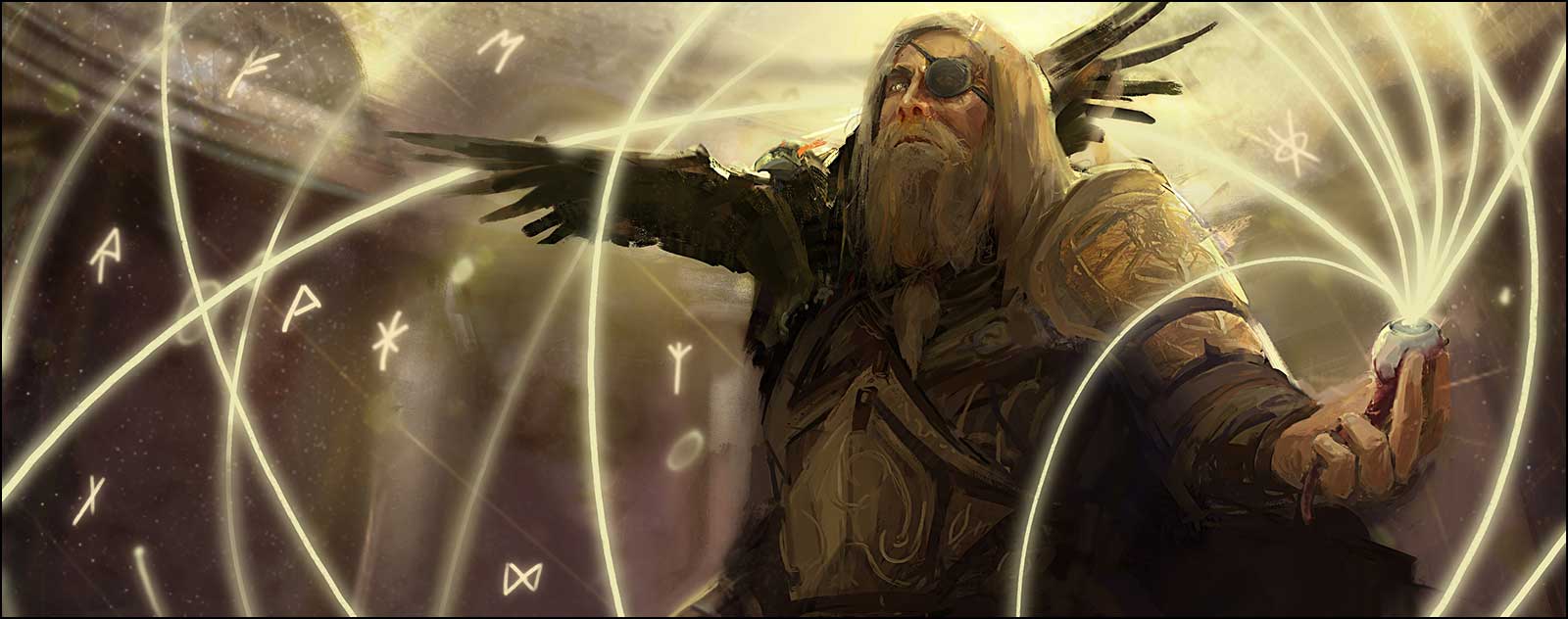 Odin et les runes magiques