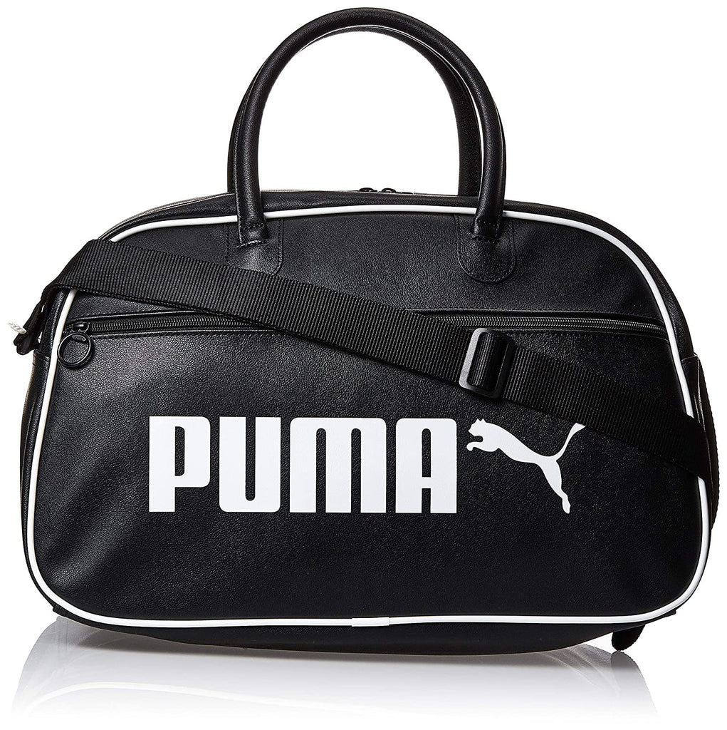 puma leather gym bag