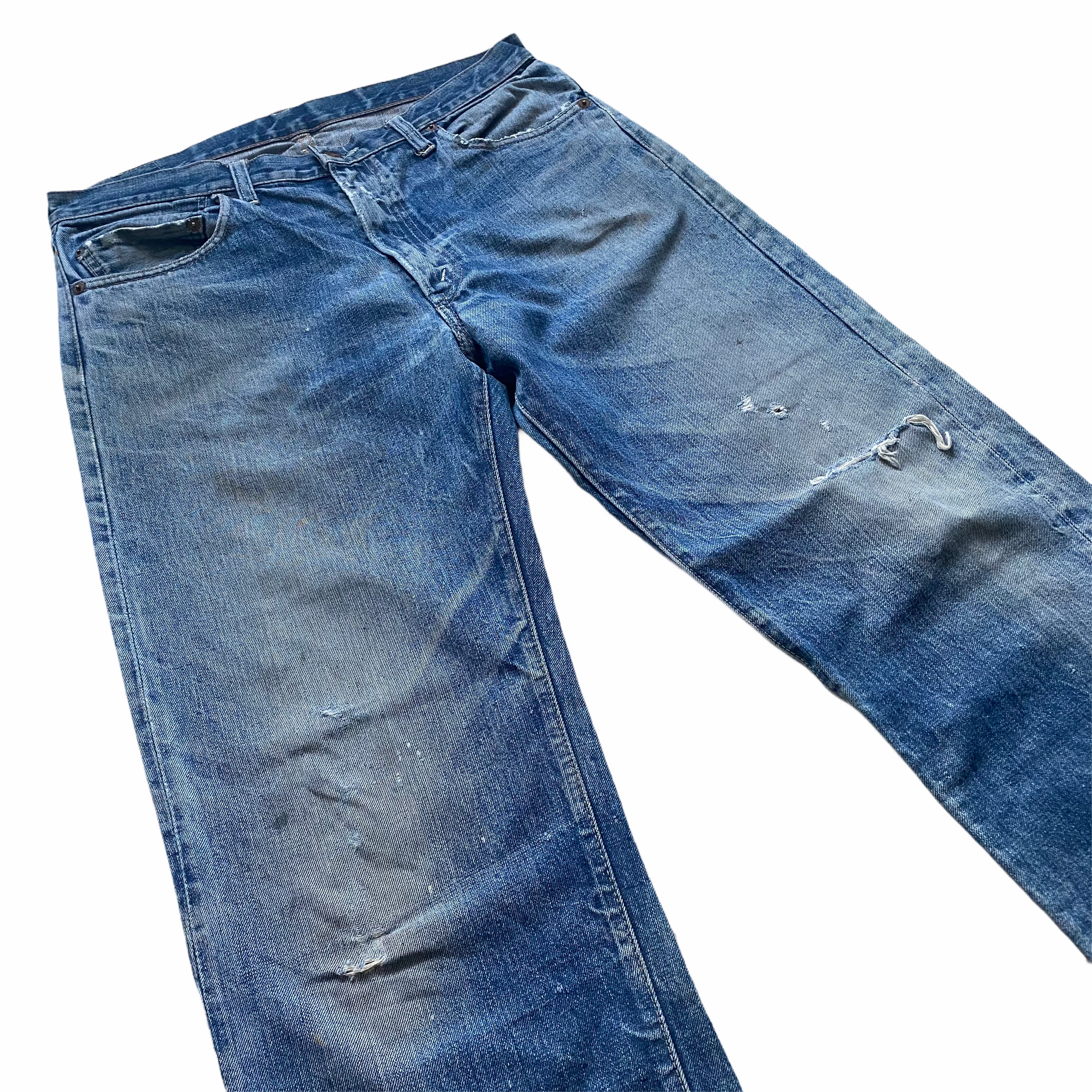1960s Levis Big E 505 Jeans Size 34x29 – ROCKHOPPER VINTAGE