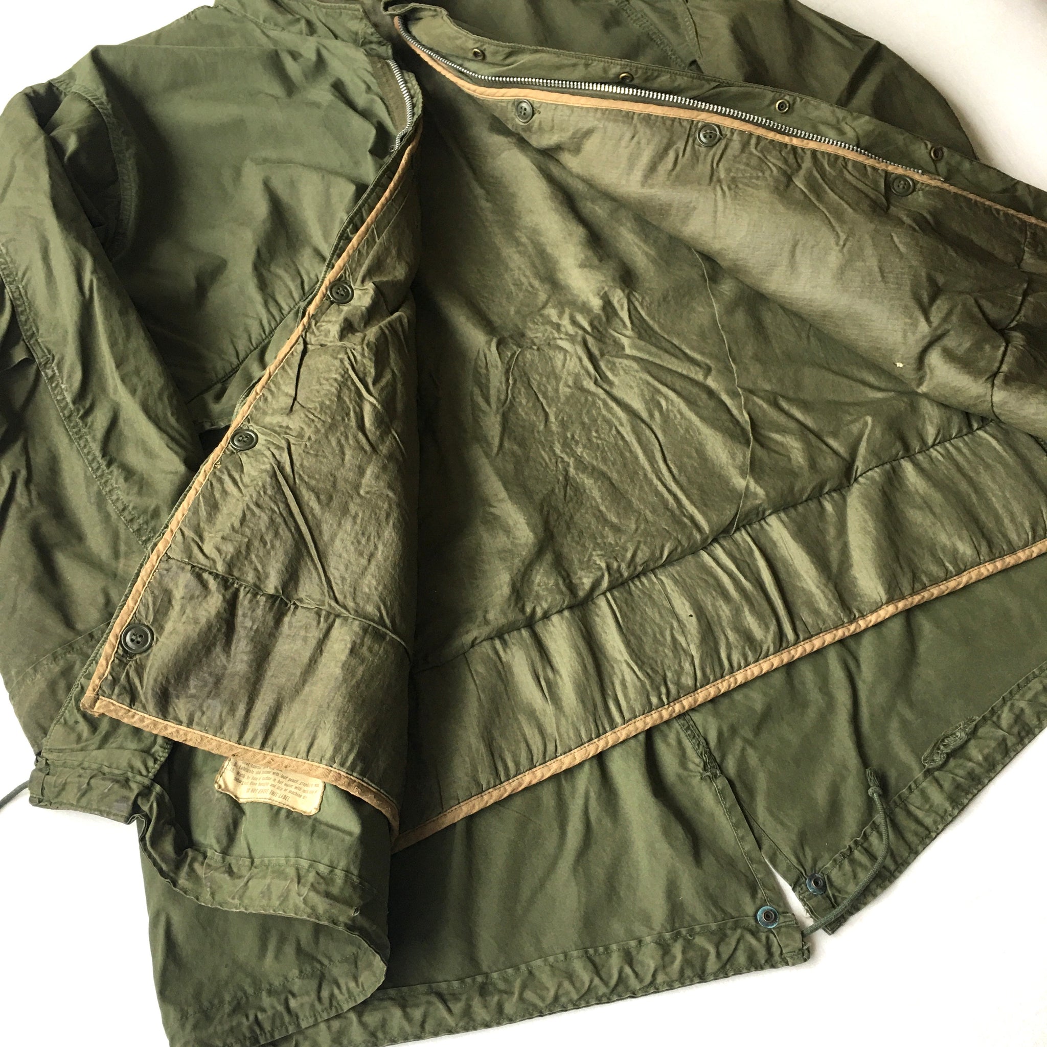 1968 US Army M-65 'Fishtail' Parka + M-51 Liner Size M-reg (Fits L