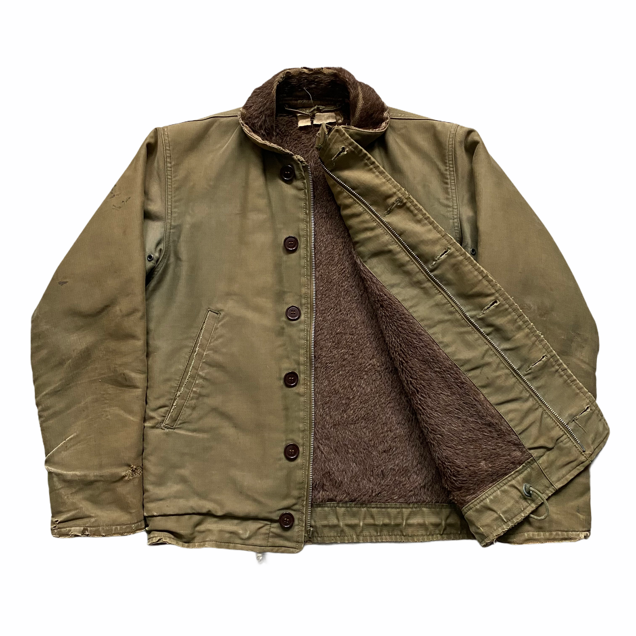 RRL U.S.N.デッキフードフックジャケット DOUBLE RL着丈約64cm