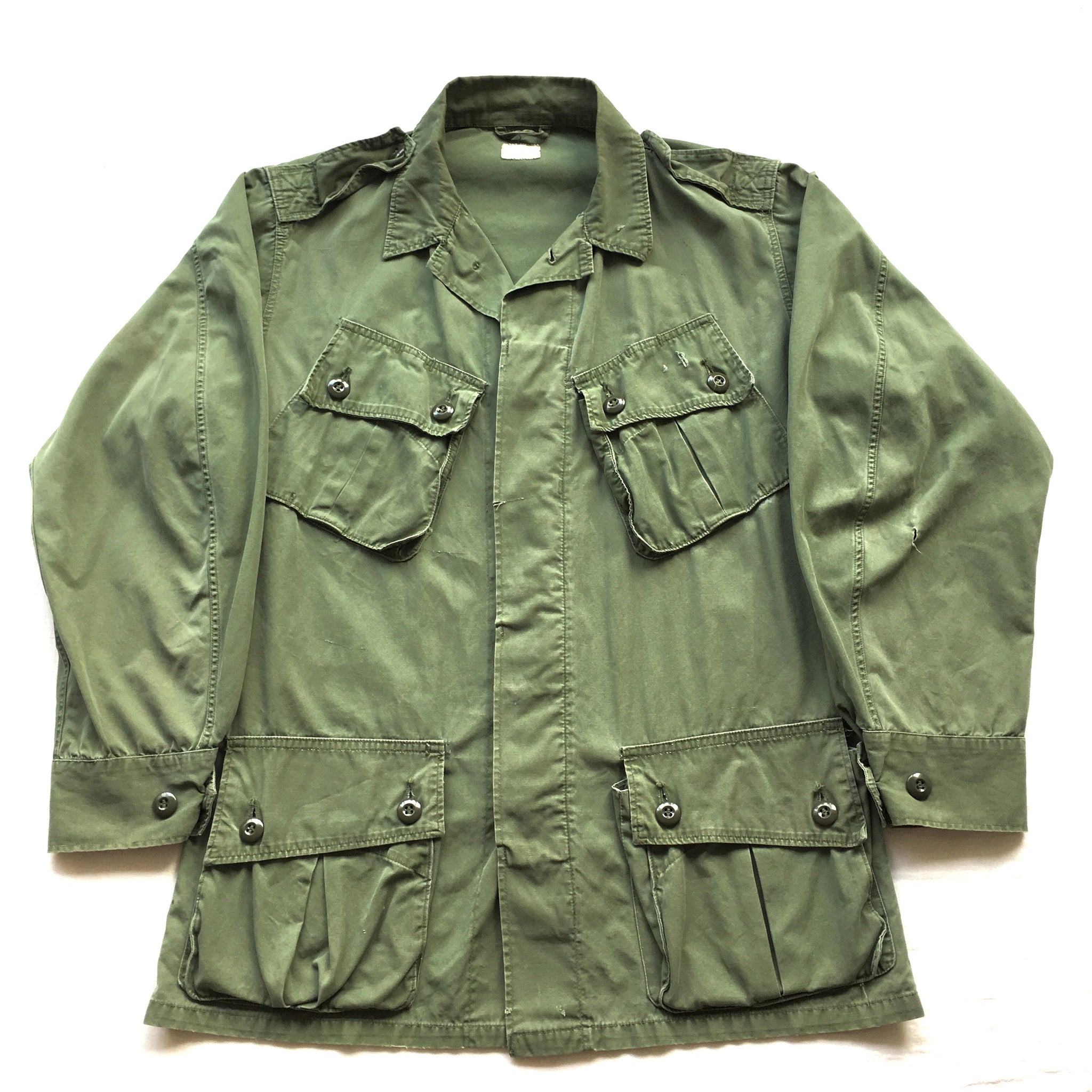 1960s Early Vietnam 1st Pattern US Army Jungle Jacket Size S-Reg (Fits ...