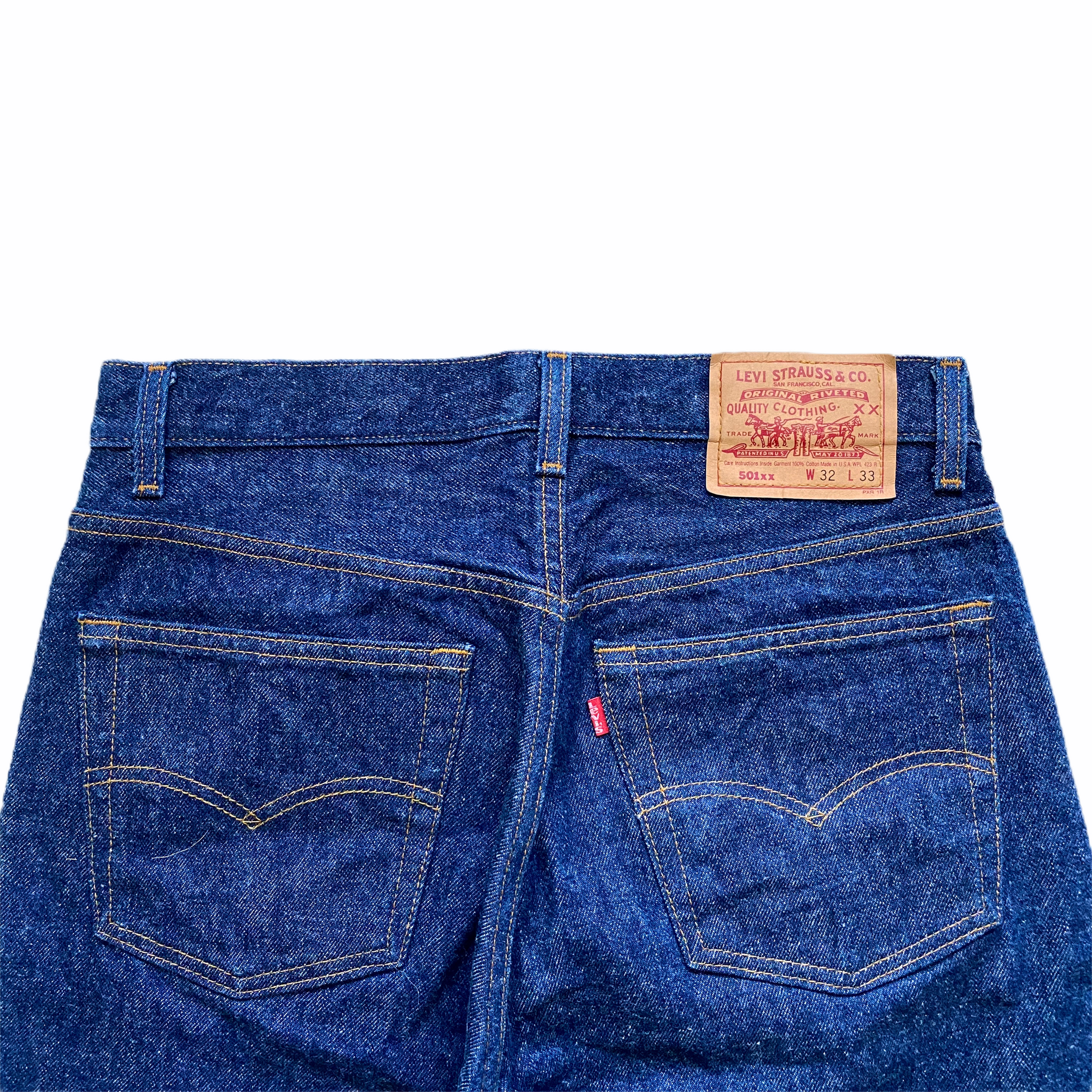1980s Deadstock USA Levis 501XX Jeans Size 31x31 – ROCKHOPPER VINTAGE