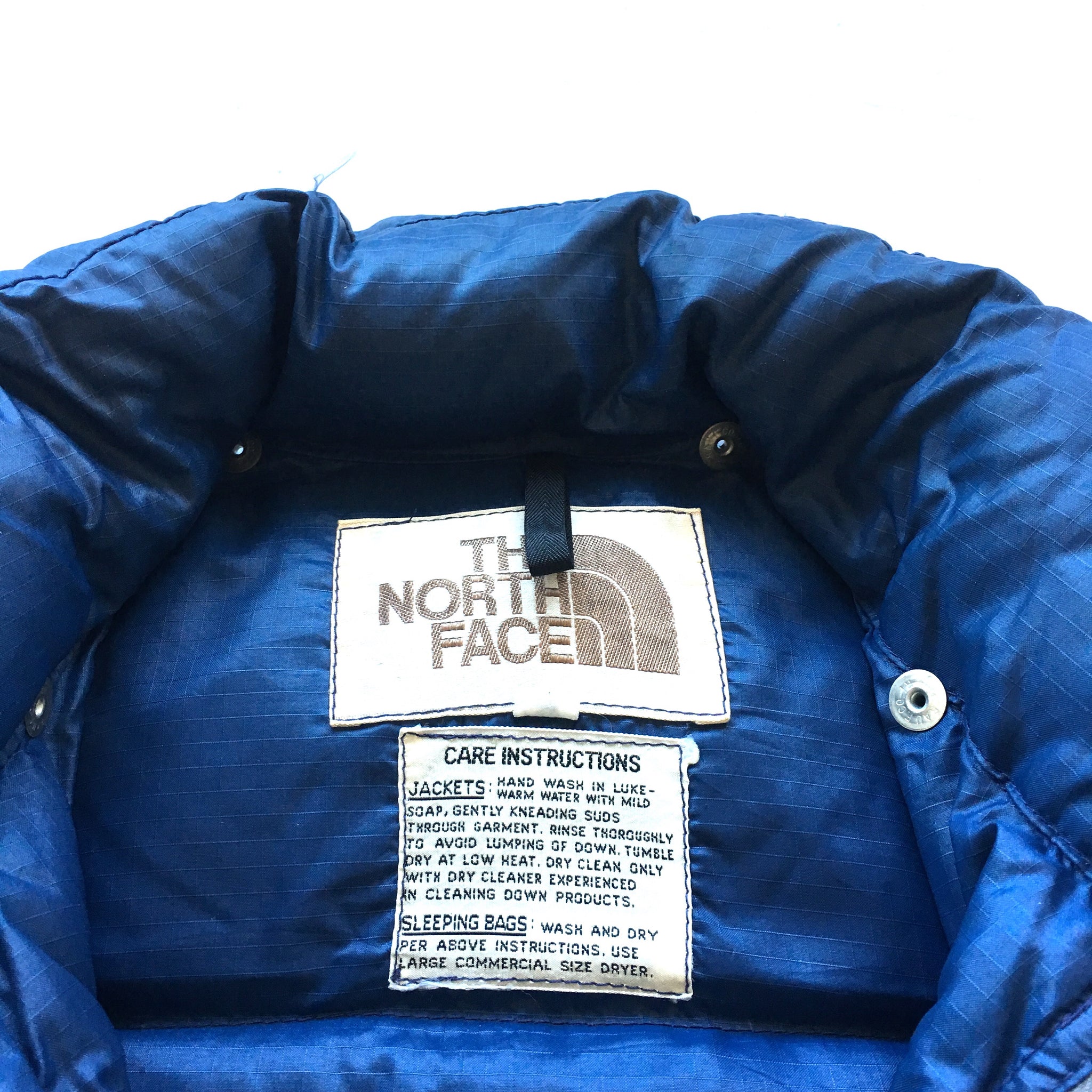 north face down jacket care instructions