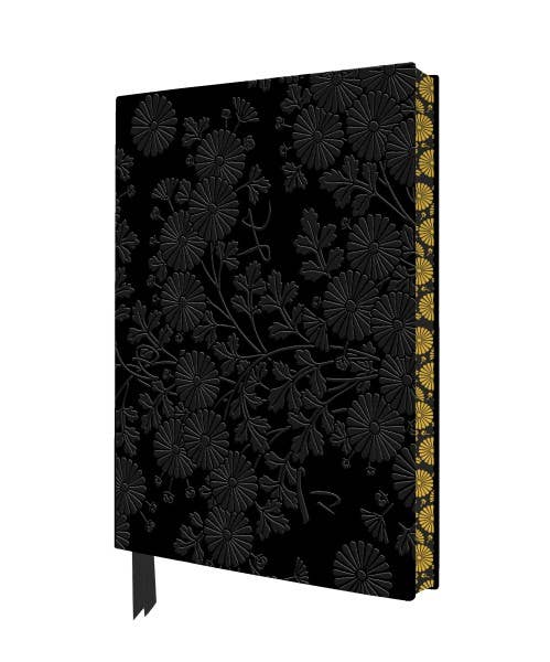 Texas Bookman - Artisan Art: Box Decorated With Chrysanthemums Journal