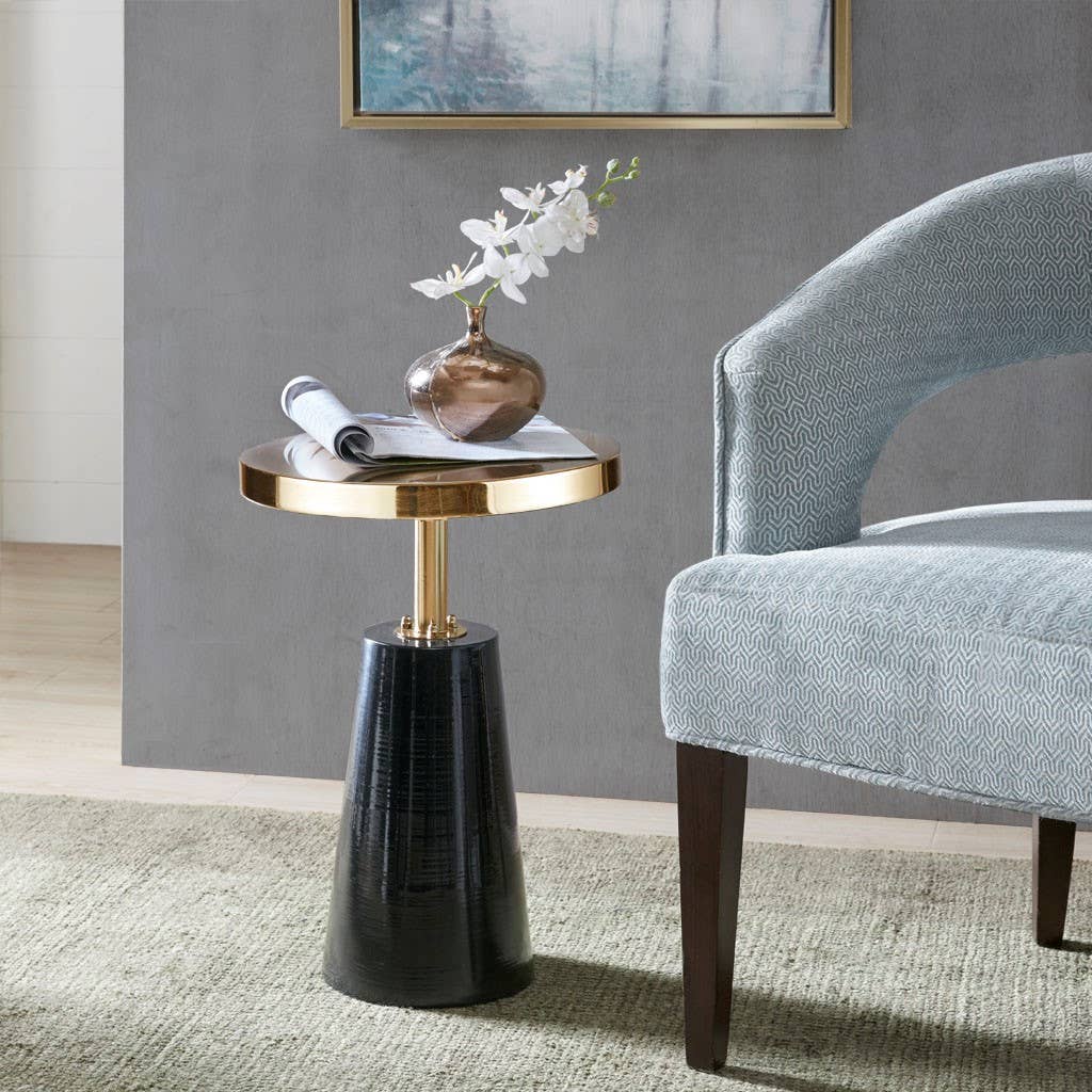 Olliix - Modern Gold Tabletop Accent Table