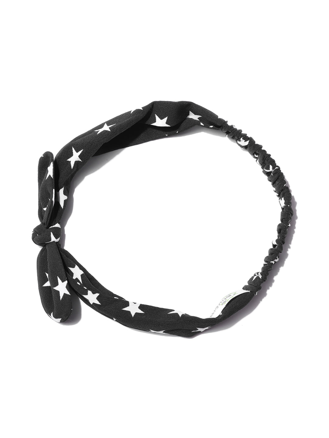 Jewelz Eye Catching Black Colour Hair Band With Stones for Girls and Women   Jewelz