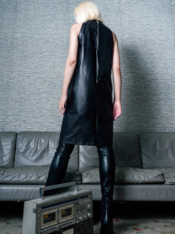 Prism Leather Corset Dress
