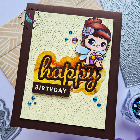Fairy card, crafty Meraki stamps
