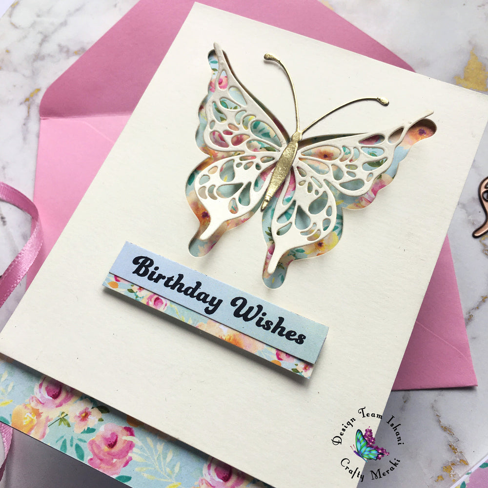 NEW CARD MAKING VIDEO – Simple Floral Die Cut Birthday Card