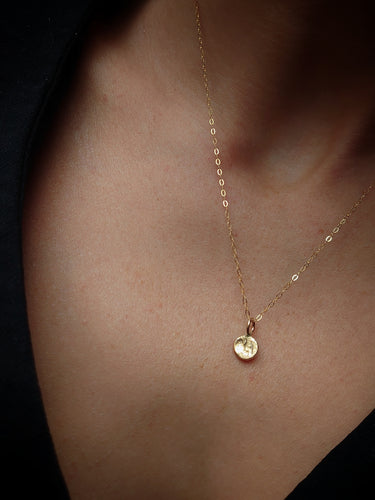 9ct Gold Dot Necklace – Wild Fawn Jewellery