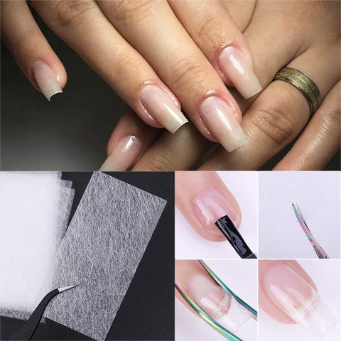 Nail Acrylic Tips Nail Extension Fiber Set Fiberglass Nails - Temu