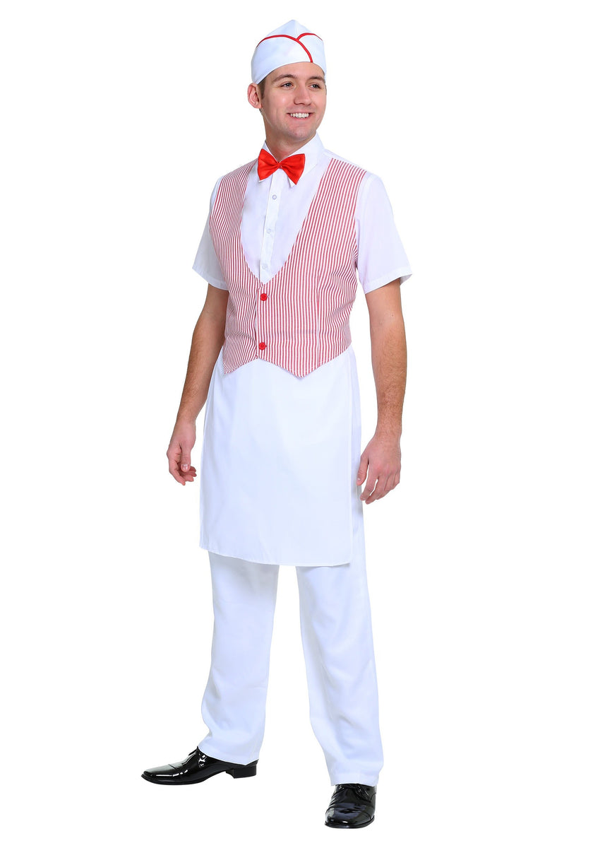 1950s Car Hop Costume for Men – Kids Halloween Costumes