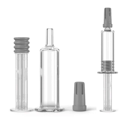 Glass Dab Applicator Luer Lock Syringes w/ Measurements - 1ml – FiftyShot  AVEO