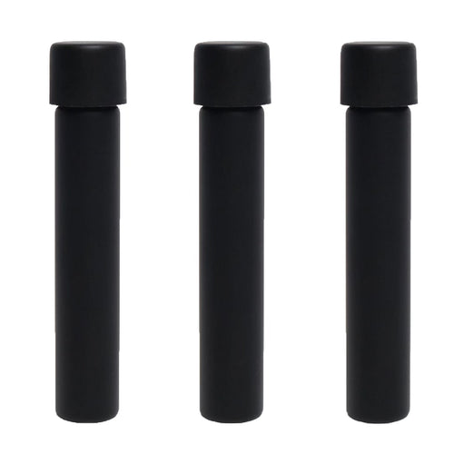 Child Resistant & Sustainable Biodegradable Pinch 'N Flip Edible & Pre-Roll  Black Plastic Joint Case 100/Box