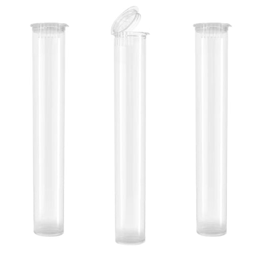116mm Clear Child-Resistant Pre-Roll Tube (Qty 1,000)