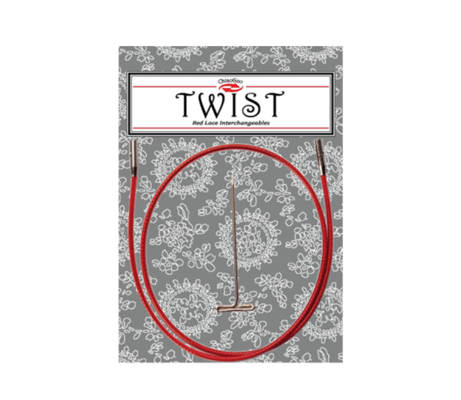 ChiaoGoo Twist Red Lace Interchangeable Cables 22in Small