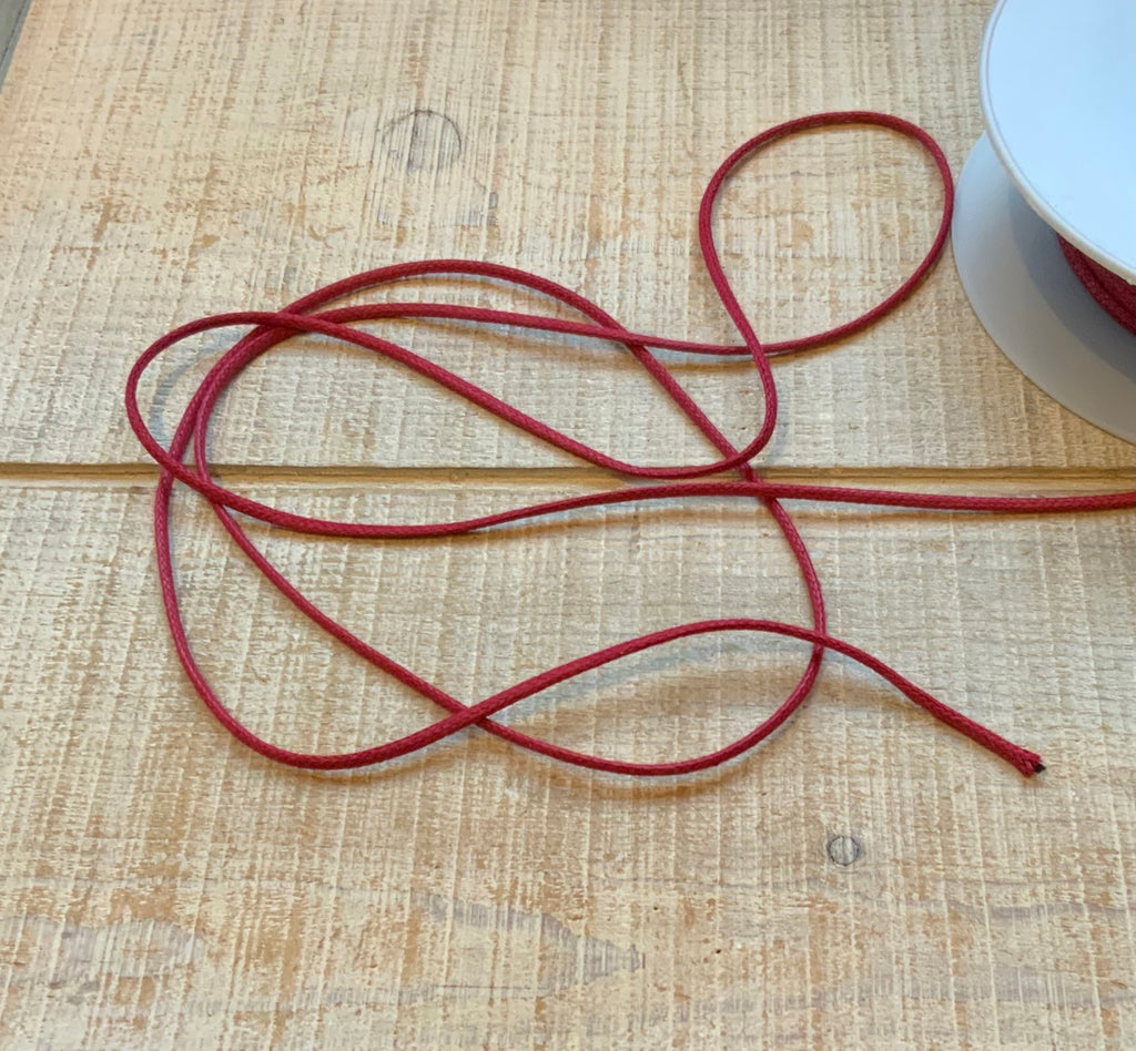 Linen Ribbon, Red 15mm – Brooklyn Haberdashery