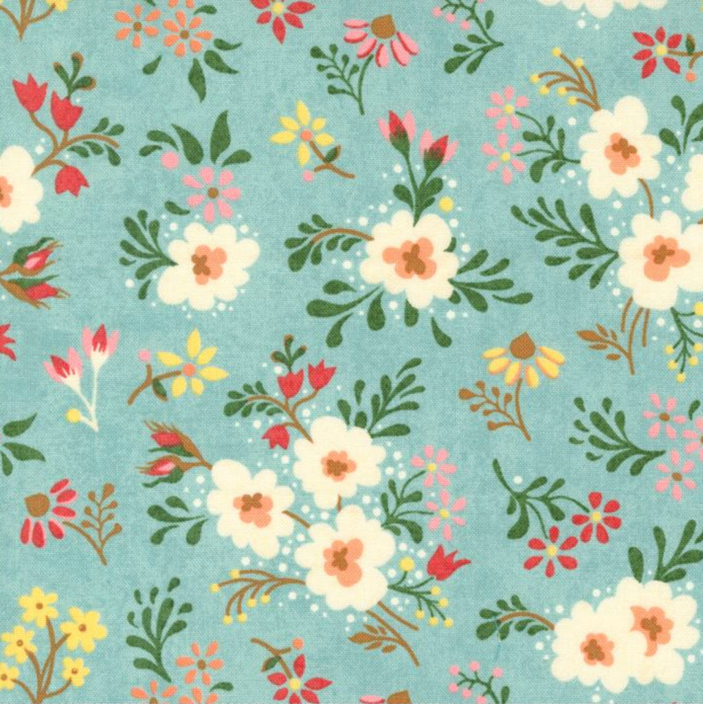 Tossed Blooms Strawberry Fabric Yardage, SKU: 20484 11