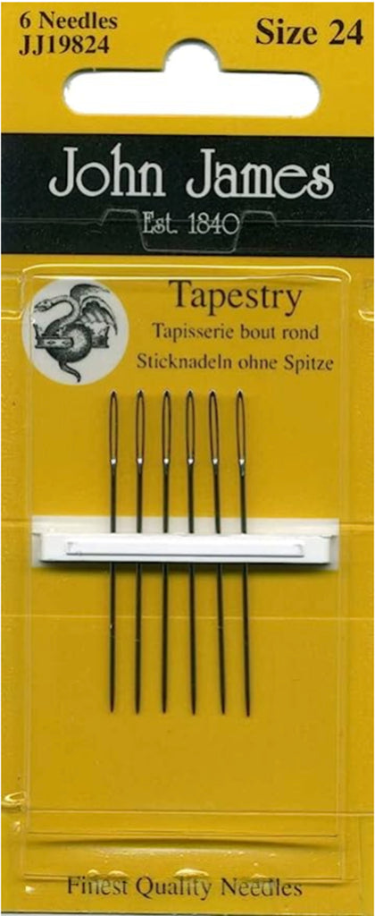 Notions - Clover Gold Eye Tapestry Needles - # 238 - Sizes 18, 20 & 22