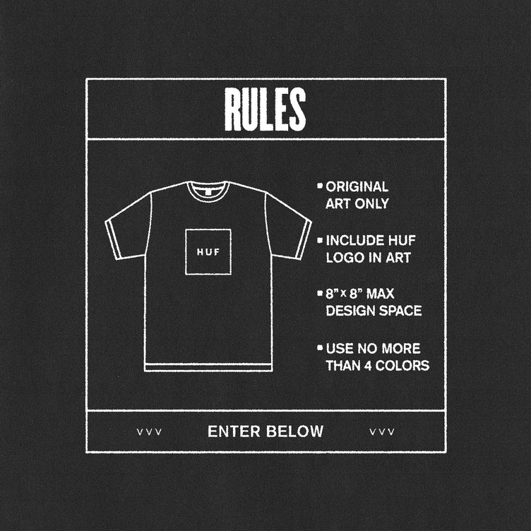HUF Graphic Content Tee Contest
