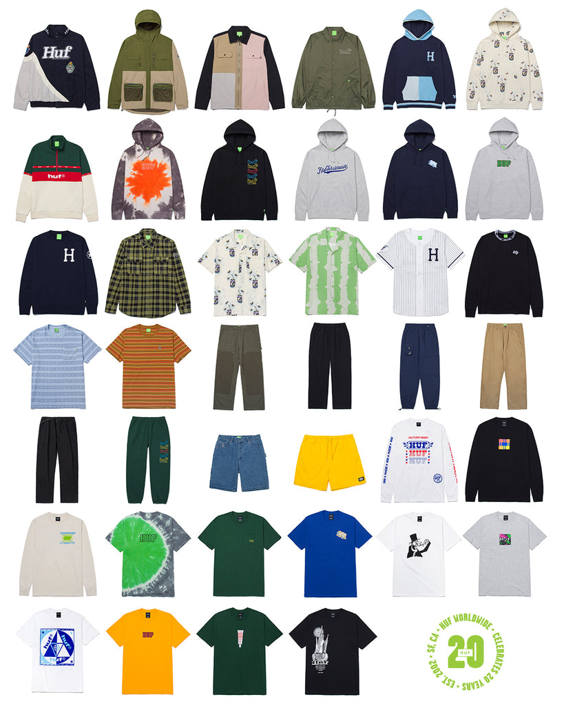 SPRING 22 COLLECTION PREVIEW – HUF Worldwide