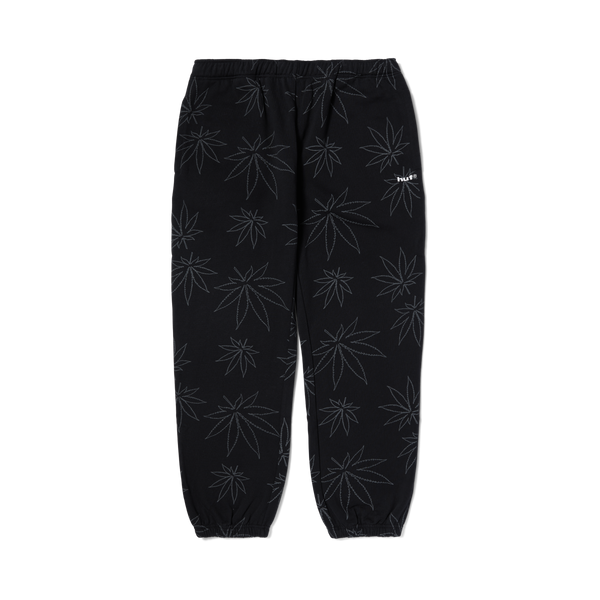 FLOWERS EASY PANTS in black - Palm Angels® Official