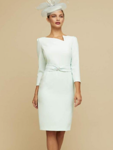 Claudia C – Riesling Turquoise with Belt Detail - Mother of the Bride Nicola Ross