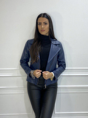 Kate & Pippa PU leather jacket- Nicola Ross Naas