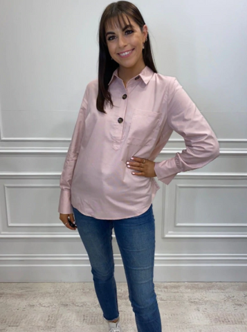 Freequent Shirt/Tunic - Blush Pink- Nicola Ross