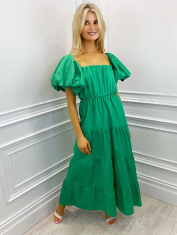 Annabella Dress – Green - Nicola Ross