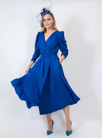 Coco Doll Wrap Dress - Mother of the bride - nicola Ross 