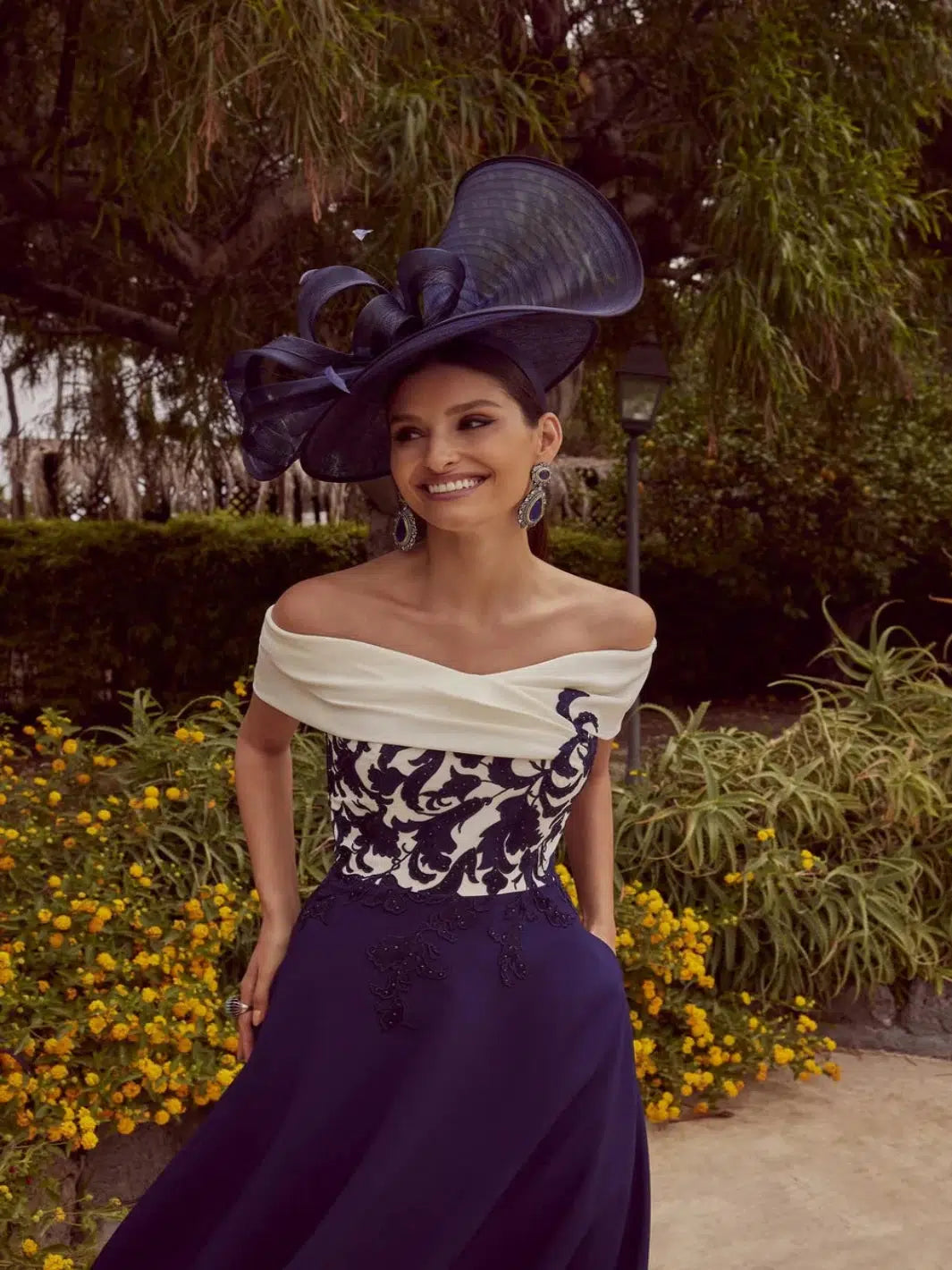 Veni Infantino 992435 in Navy / Ivory-Mother of the bride- mother of the groom -Nicola Ross