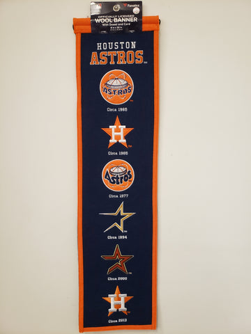 WinCraft Houston Astros Wool Pennant - Orange - 1 Each