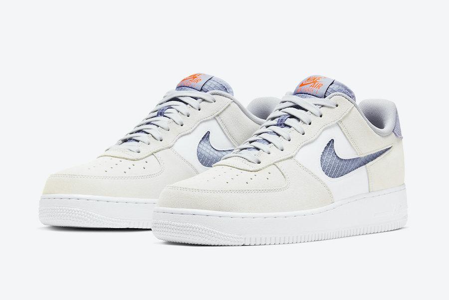 air force 1 low pure platinum indigo fog