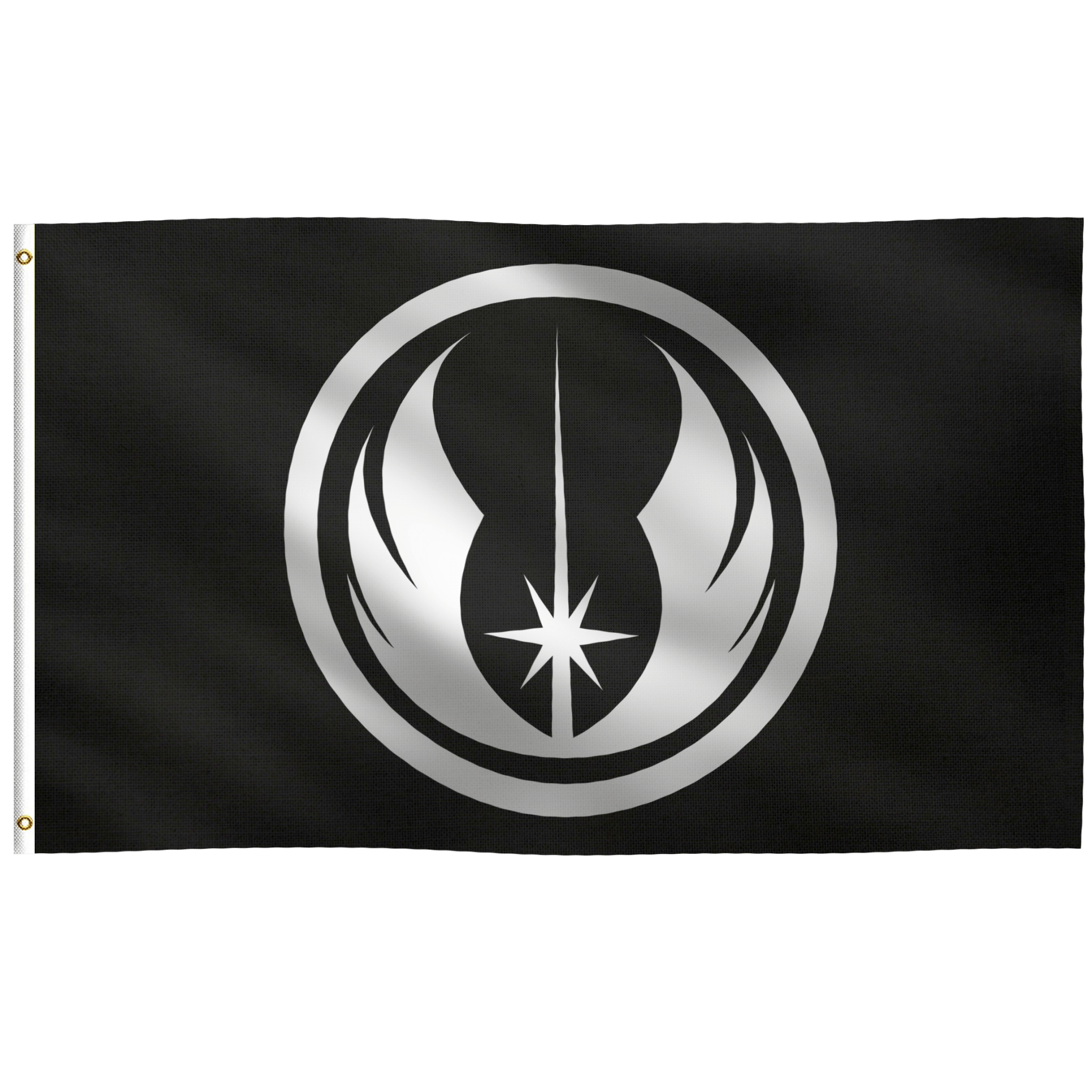 Star Wars Jedi Flag (Black)