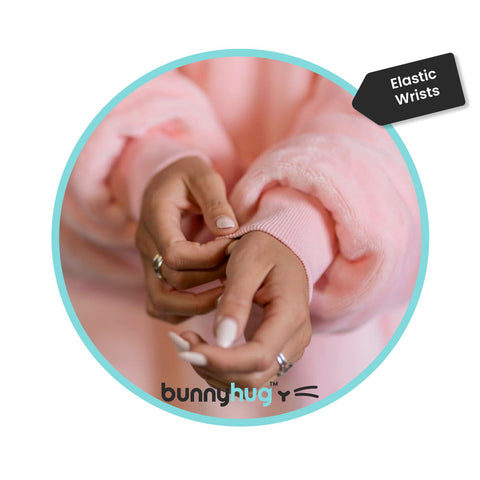 Pink BunnyHug - Blanket Hoodie Oversized and Double-Layered