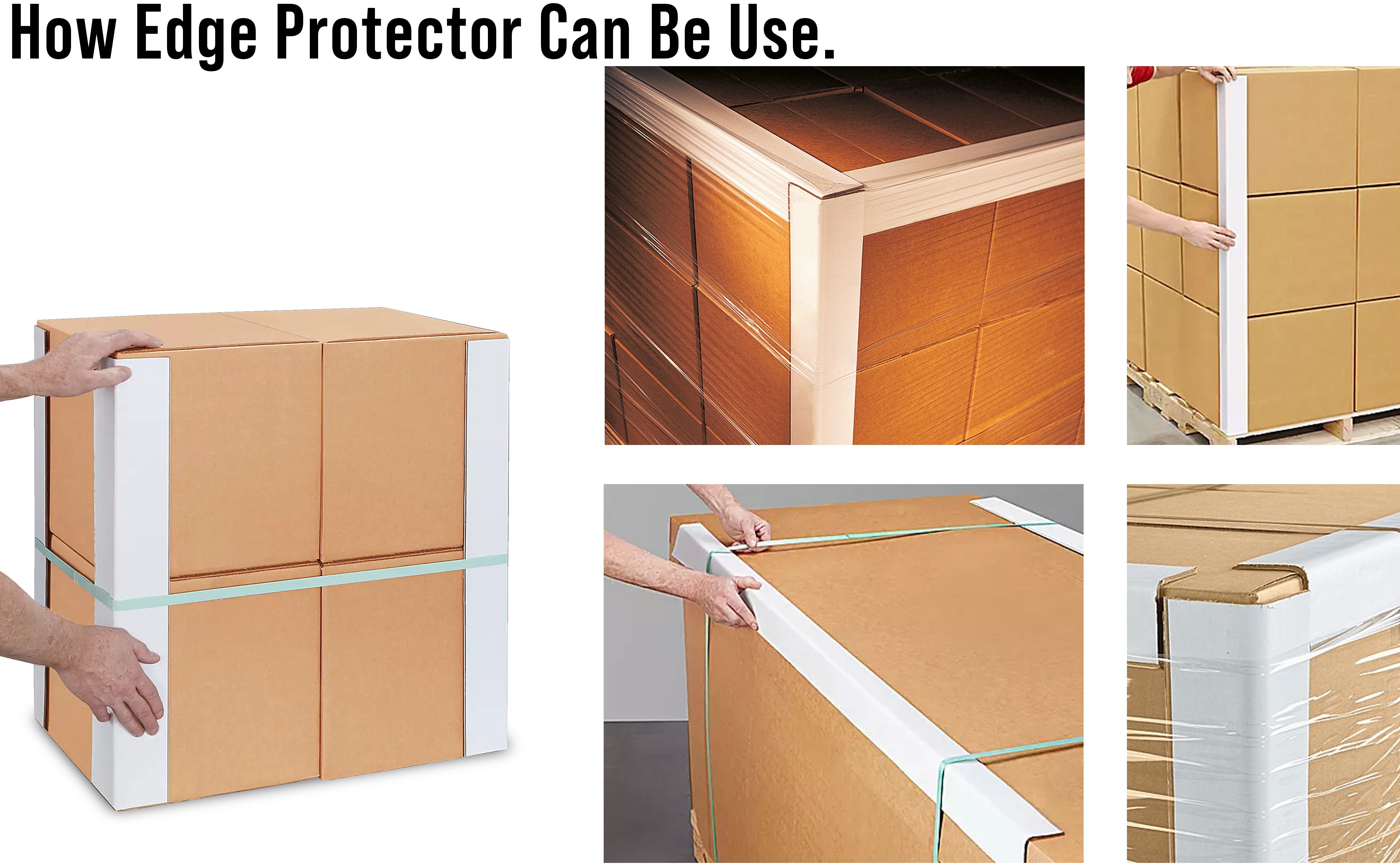 Cardboard Edge Protectors 24'' X 2'' X 2'' Pack of 50 cardboard protec –  5Seconds Brand