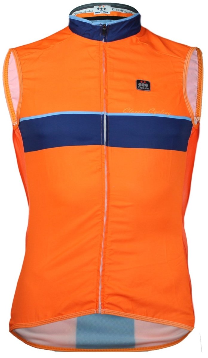 Download Classic Cycling Wind Vest - Fluo Orange