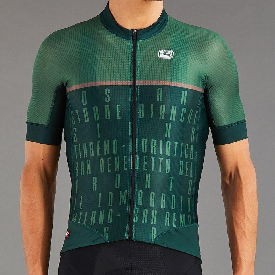 green cycling jersey